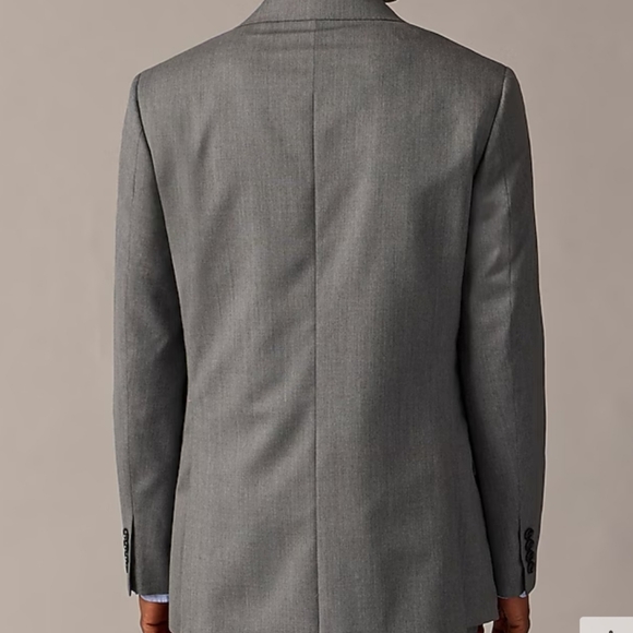 J.Crew Ludlow Slim-fit suit jacket with double vent in Italian wool 34S - Picture 6 of 10